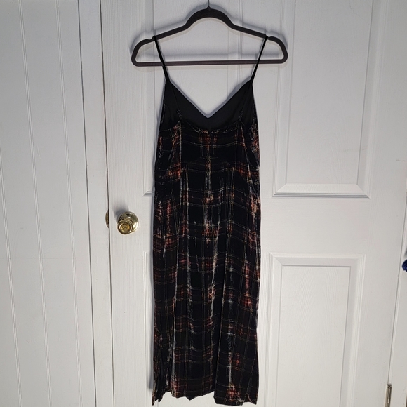 J. Crew Stewart Tartan Plaid Velvet Dress - Picture 5 of 15